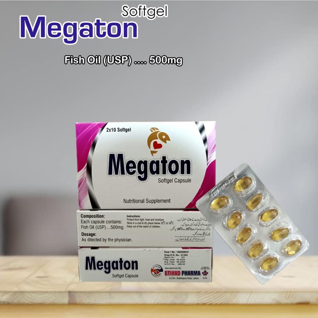 Megaton Softgel Capsule 500mg
